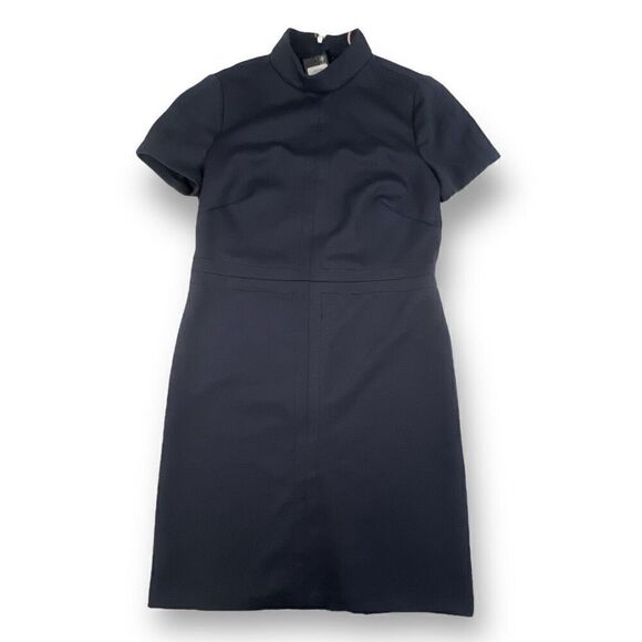 Tommy Hilfiger High Neck Navy Blue Dress Size 6 - Picture 1 of 6